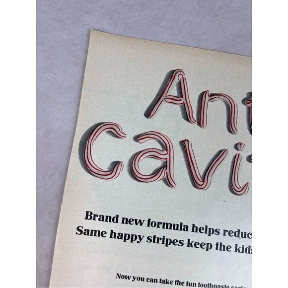 Vintage 1966 Anti-Cavity Super Stripe Toothpaste Vintage Print Ad Advertisement - Picture 4 of 6